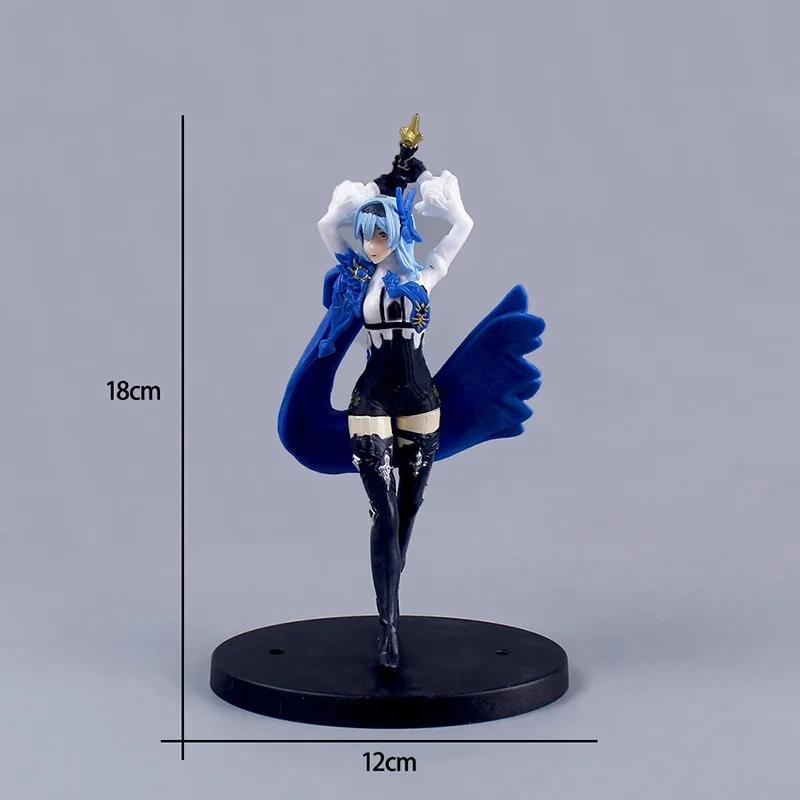 18cm Eula Figure Genshin Impact PVC Action Figure Anime Cute Girl Klee Paimon Eula Figurine Hu Tao Collect Model Toy Doll Gift