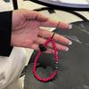 Stylish Floral Pearl Beaded Phone Lanyard for Women – Light Luxury, High-End Feel, Anti-Lost Chain