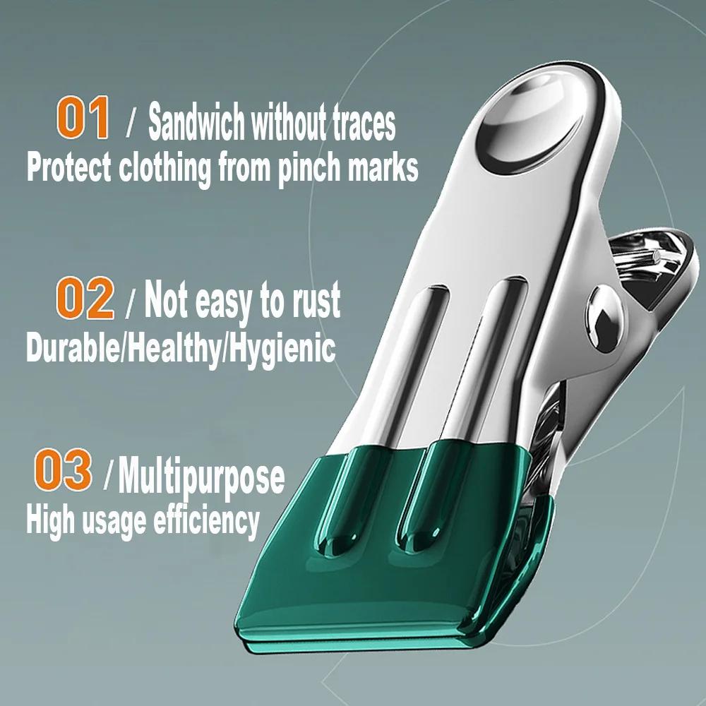 Steel Clothes Drying Hanger Windproof Clothing Rack Clips Sock Towel Bra Laundry Fine Airer Hanger Underwear Socks Holder