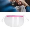 50 szt. Maseczka na twarz i oczy Jednorazowa przezroczysta maseczka na twarz z opaską na głowę do domu, salonu fryzjerskiego