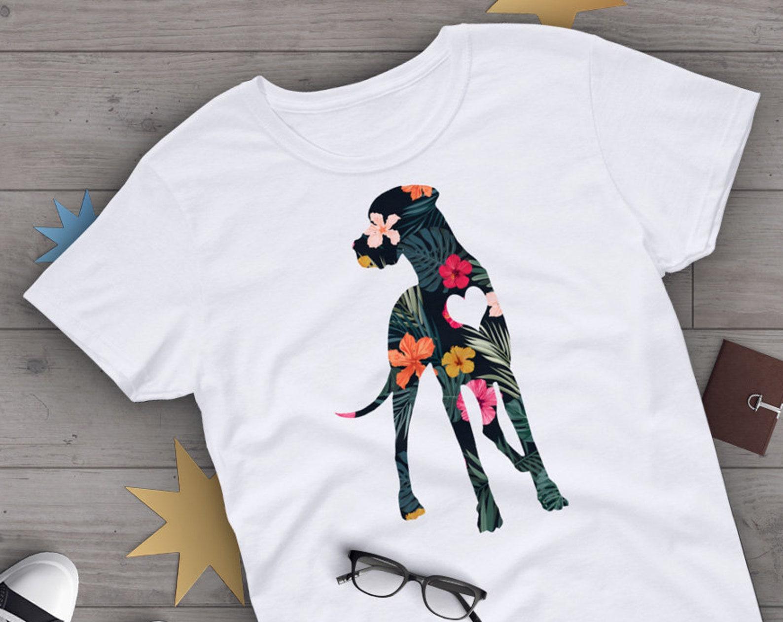 Great Dane Shirt, , Dog Lover Gift, Cute Great Dane Mom T-shirt, Great Dane Lover TShirt, Pet Graphic Tee, Tops, Pink, Blue, Grey 160