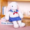 Cute Sailor Suit Cartoon Rabbit Plush Doll Toy For Kids Gift And Home Decor