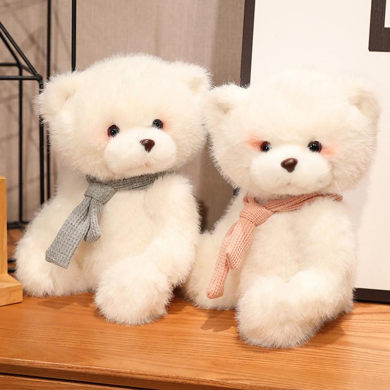 Adorable Soft Teddy Bear Plush Toy Creative Cute Stuffed Animal Doll For Girls Birthday Gift Wholesale