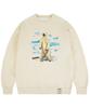 GRAVER [Unisex] Wild Polar Bear Sweatshirt_Cream