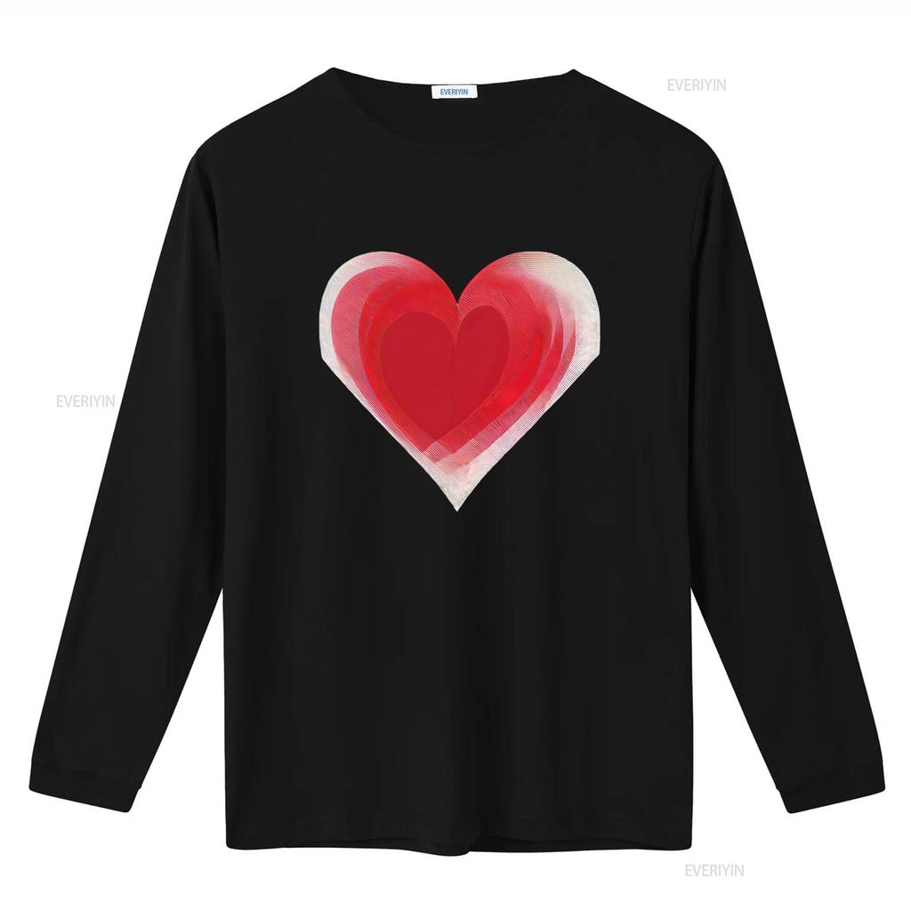 Red Heart Summer T Shirt for Women with Cool Prints National Parents Day S Vintage Washed Fashion Streetwear Breathable