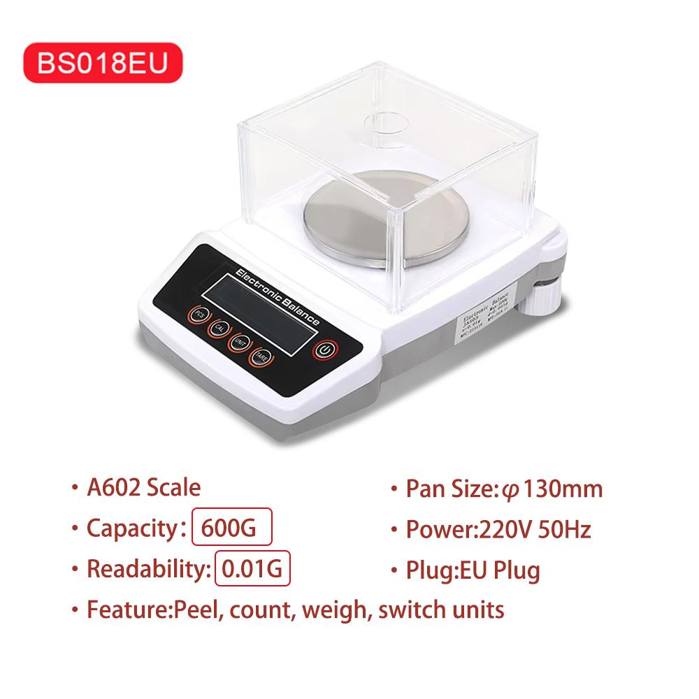 Digital Display Balance Scale 300g/0.01g 100g/0.001g 600g/0.01g 2kg/0.01g High Precision Balance Electronic Scale for Laboratory