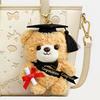 Graduation Bear Plush Toy with Doctoral Hat - Perfect Commemorative Gift for Graduation Season