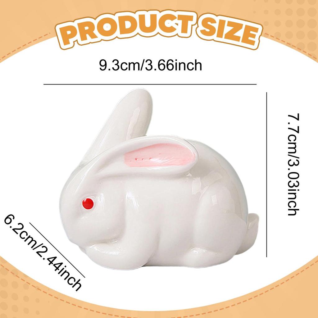 Rabbit Statue Easter Decoration Bunny Decoration for Bedroom Home Decor Desk