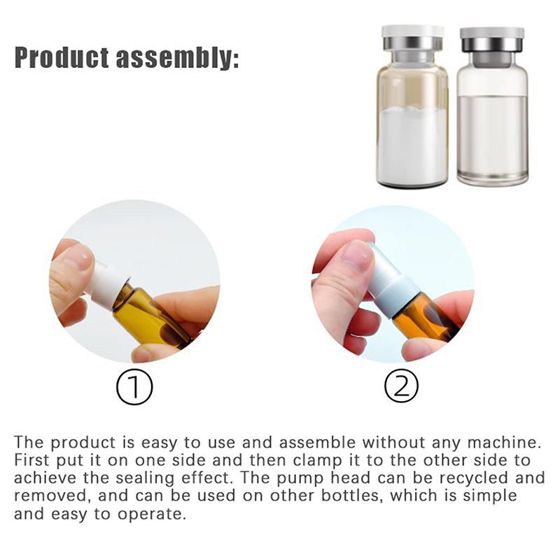 Matched Spray Tip Ampoule Serum Lotion Cap 20mm Vial Bayonet Spray Head Press Lotion Lids Freeze Dried Powder Stock Solution