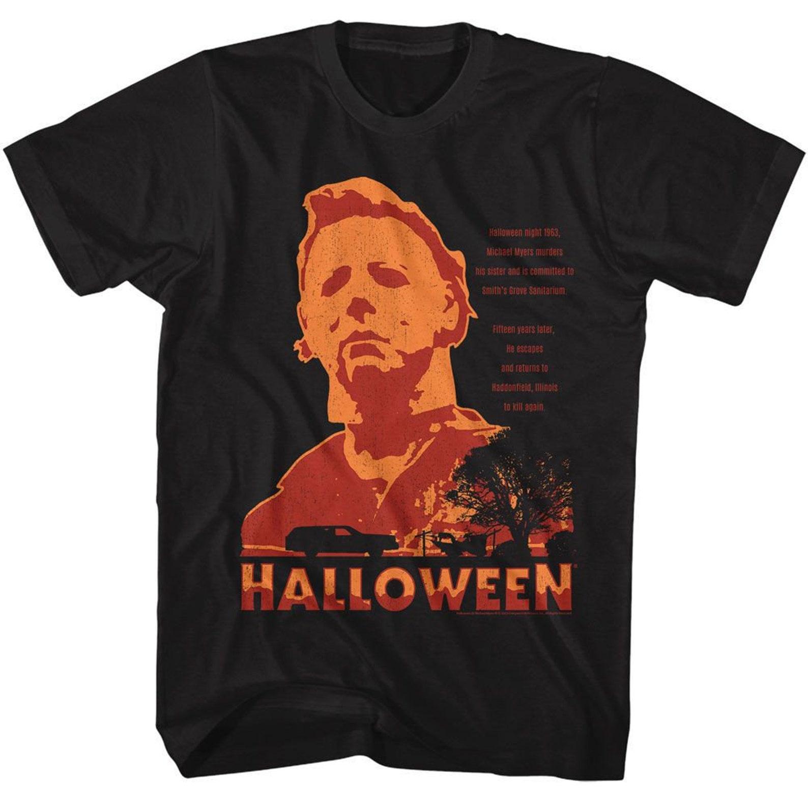 Halloween Neighborhood Watch Black T-Shirt L