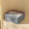 1PC Wardrobe Clothes Storage Organizer Pants Sweater T-Shirt Storage Box Cabinet Drawer Organizer Jeans Storage Box