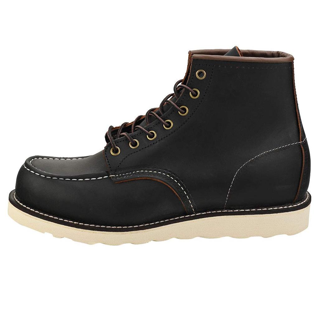Red Wing REDWING 6 Inch Classic Mock CLASSIC MOC D Width Work Boots Mock Toe Red Wing Black Prairie Black Black System [8849] 6-INCH