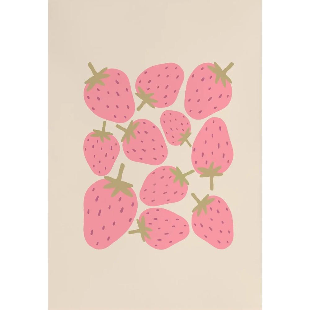 Minimalist Simple Fruits Vegetables Posters Onion Tomato Corn Abstract Modern Prints Canvas Wall Pictures Home Living Room Decor