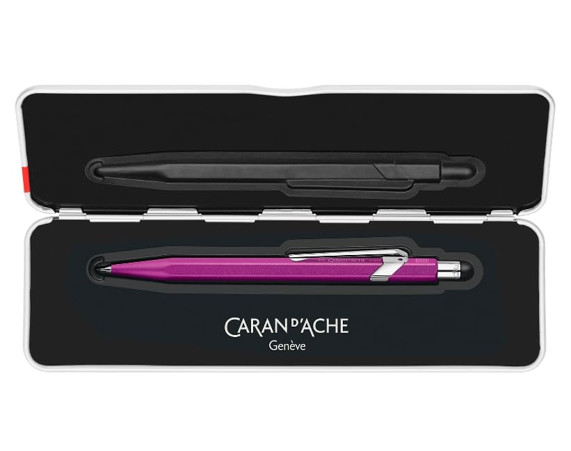 CARAN Mechanical Pencil 849 Color Matte X Violet Metal Can Officially Imported D'ACHE MF0844-605 0.5mm