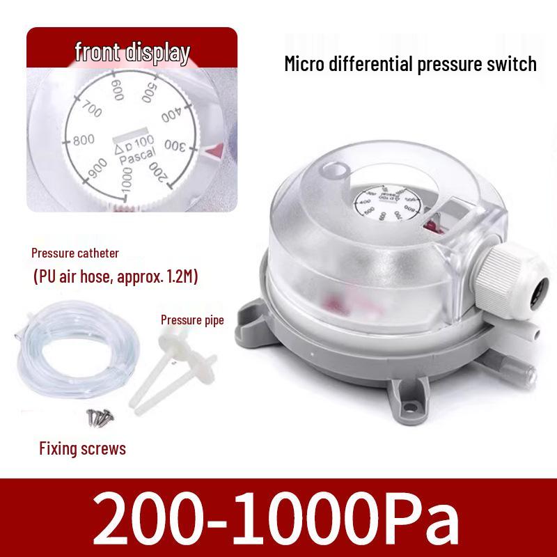 Micro Differential Pressure Sensor for Air Ventilation and Gas Flow Monitoring
