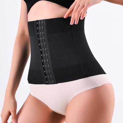 Adjustable Waist Trainer Cincher with Front Hooks for Women Tummy Control