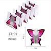 Nail Extension Paper Forms - Square Butterfly UV Gel & Acrylic, 20 To 100 Pcs