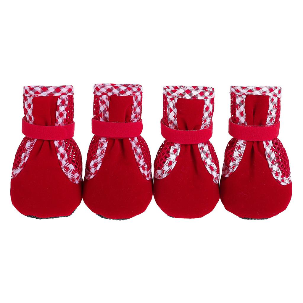 Soft Soles Pet Shoes Suit Regulable Thickened Dog Shoes Dog Paws Protecting for Outdoor Use