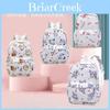 Cute Cartoon Children Backpack For Boys And Girls Lightweight Nylon School Bag