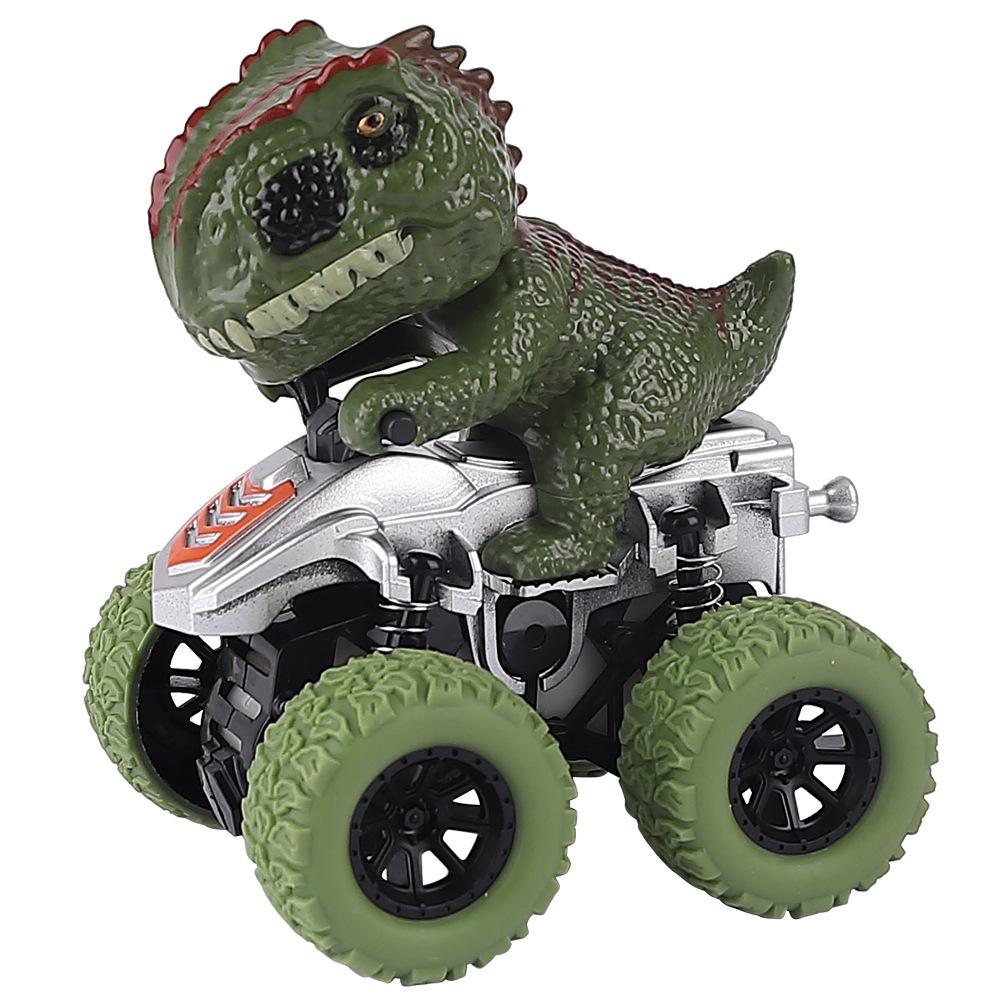 Kids Inertial Off-Road Dinosaur Toy Car and Motorcycle