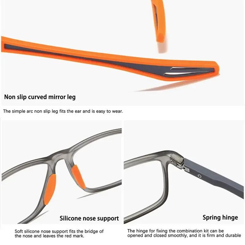 Sports Reading Glasses Men Women Ultralight Anti Blue Light Sports Glasses Presbyopia Eyeglasses Men Hyperopia Optical Eyewear