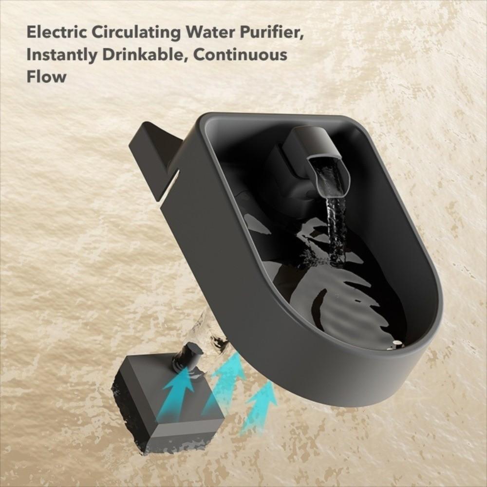 Auto Power Off Automatic Pet Feeding Dish Gravity Design Water Dispenser for Dogs and Cats