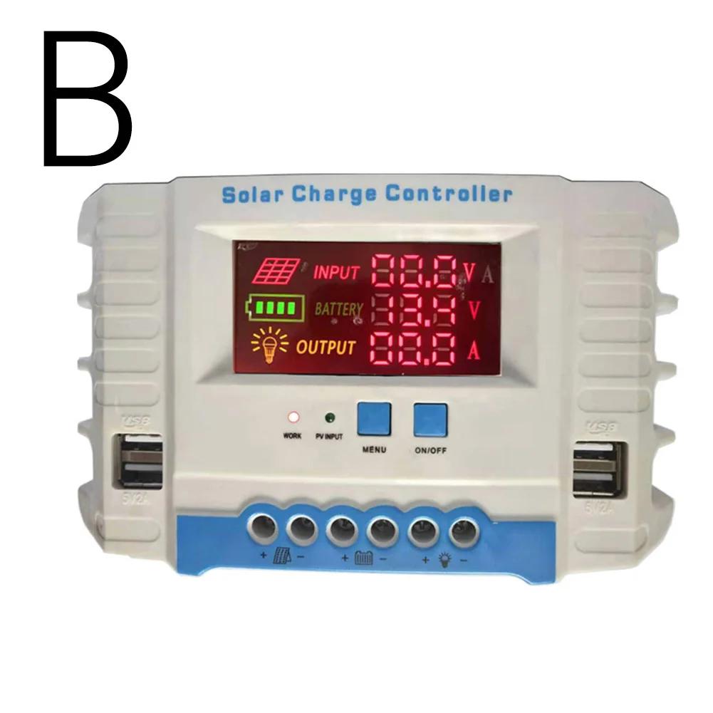 LCD Display Solar Charge Controller 12V/24V For PWM 50V Battery,10-40A Optional LCD Display Solar Charge Controller
