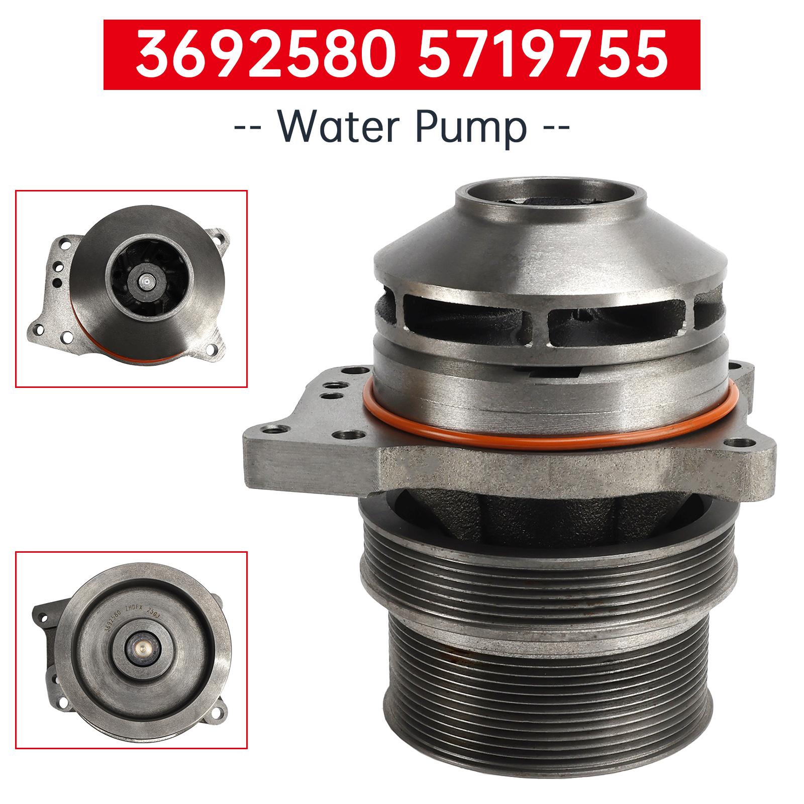 

Водяной насос 3692580 5719755 для двигателя Cummins ISX15 QSK60 X15 ISX12 G