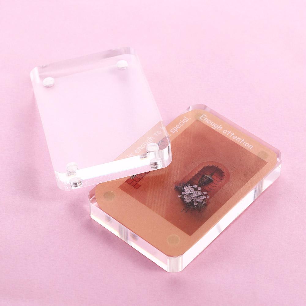 

Stationery Cards Stand Students Photo Card Holder Photo Frame Photo Display Idol Photocard Brick
