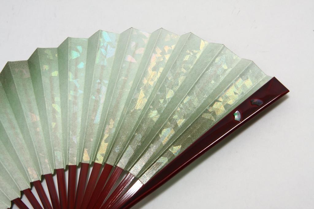Kyoto folding fan for congratulatory folding 6 15 paulownia box [Hasegawa] Tomesode, fan, inches, ribs, Tame-lacquered fan, shell-covered,