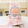 For 17cm Labubu Doll Clothes Fashion Piggy Overalls Doll Clothes Color Match Hoodies Dolls Accessories Cute Decoration Little Clothes