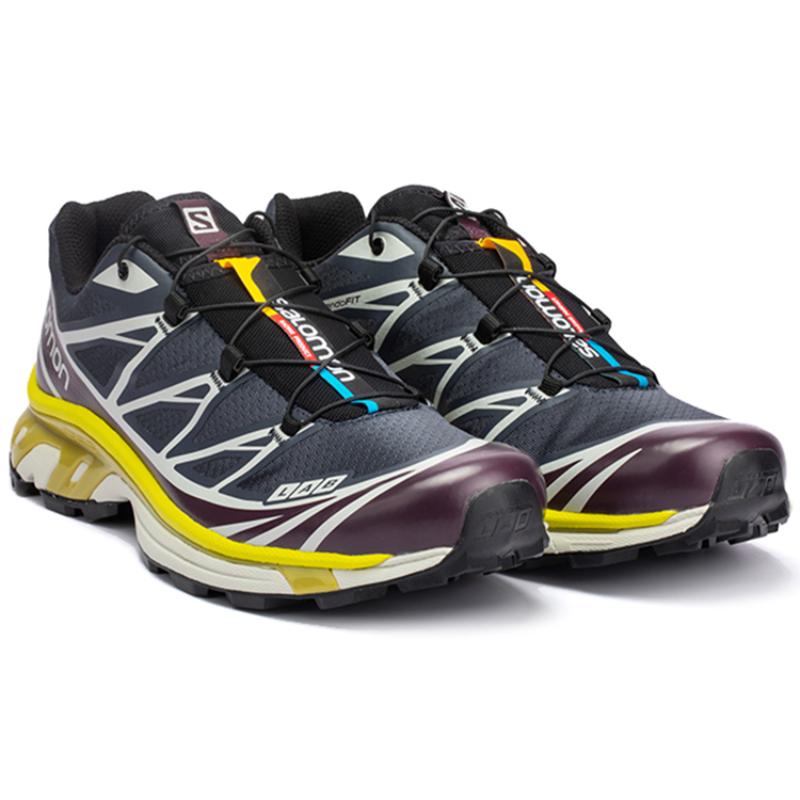 SALOMON XT 6 Trail 'Black Purple Yellow' Sneakers 410864