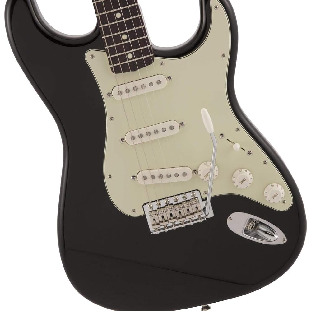 Fender Traditional 60s Stratocaster Electric Guitar Made in Japan Rosewood Fingerboard Black