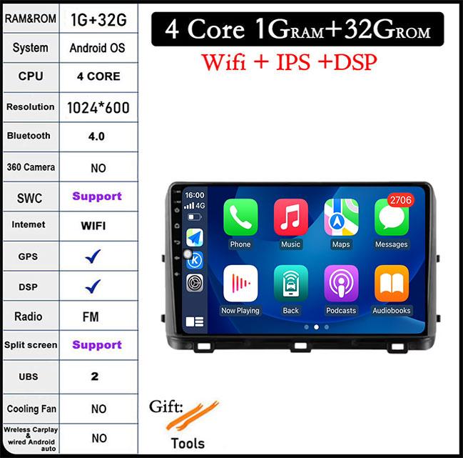 

9 Android 14 для Kia Ceed 3 CD 2018 - 2022 Carplay Авто Радио Мультимедиа GPS Видео Плеер Стерео DSP Головное Устройство WIFI+4GLTE