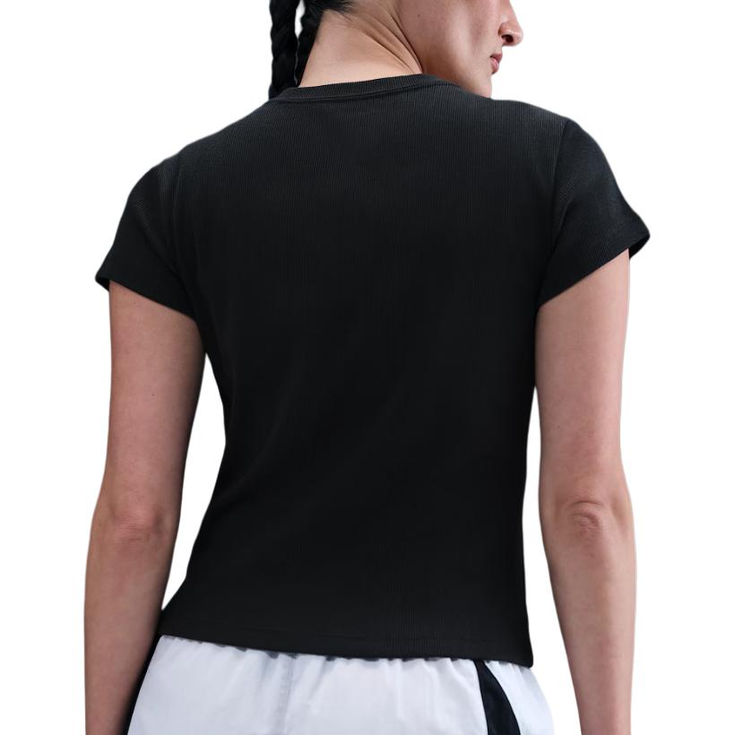 Nike Sportswear Women's Tight Ribbed Short Sleeve T Shirt HV4995-010
