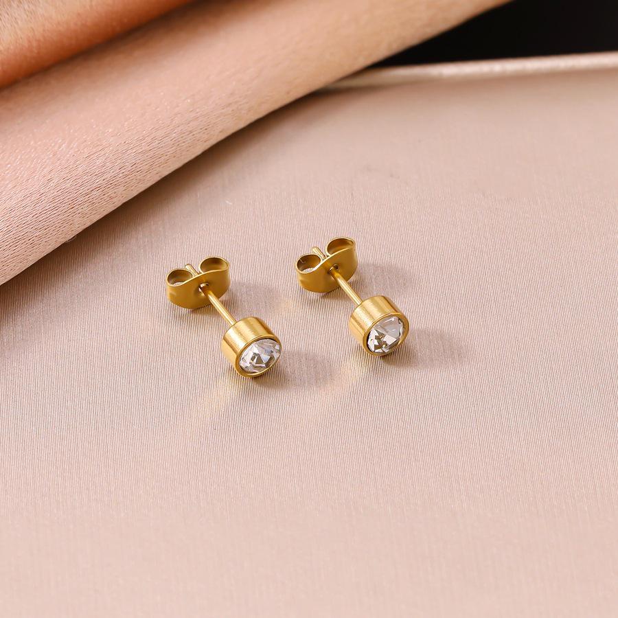 18K Gold European Zirconia Tassel Jewelry Set: Necklace, Bracelet & Earrings