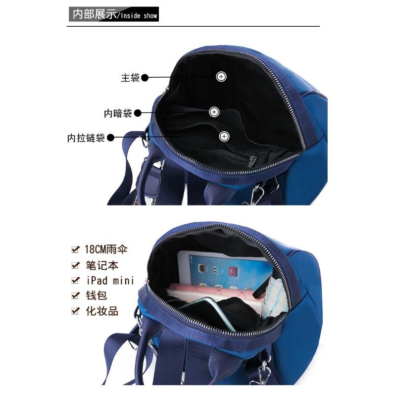 Backpack for women's multi-purpose fashion trend Oxford cloth personalized embroidery canvas mini bag travel small backpack