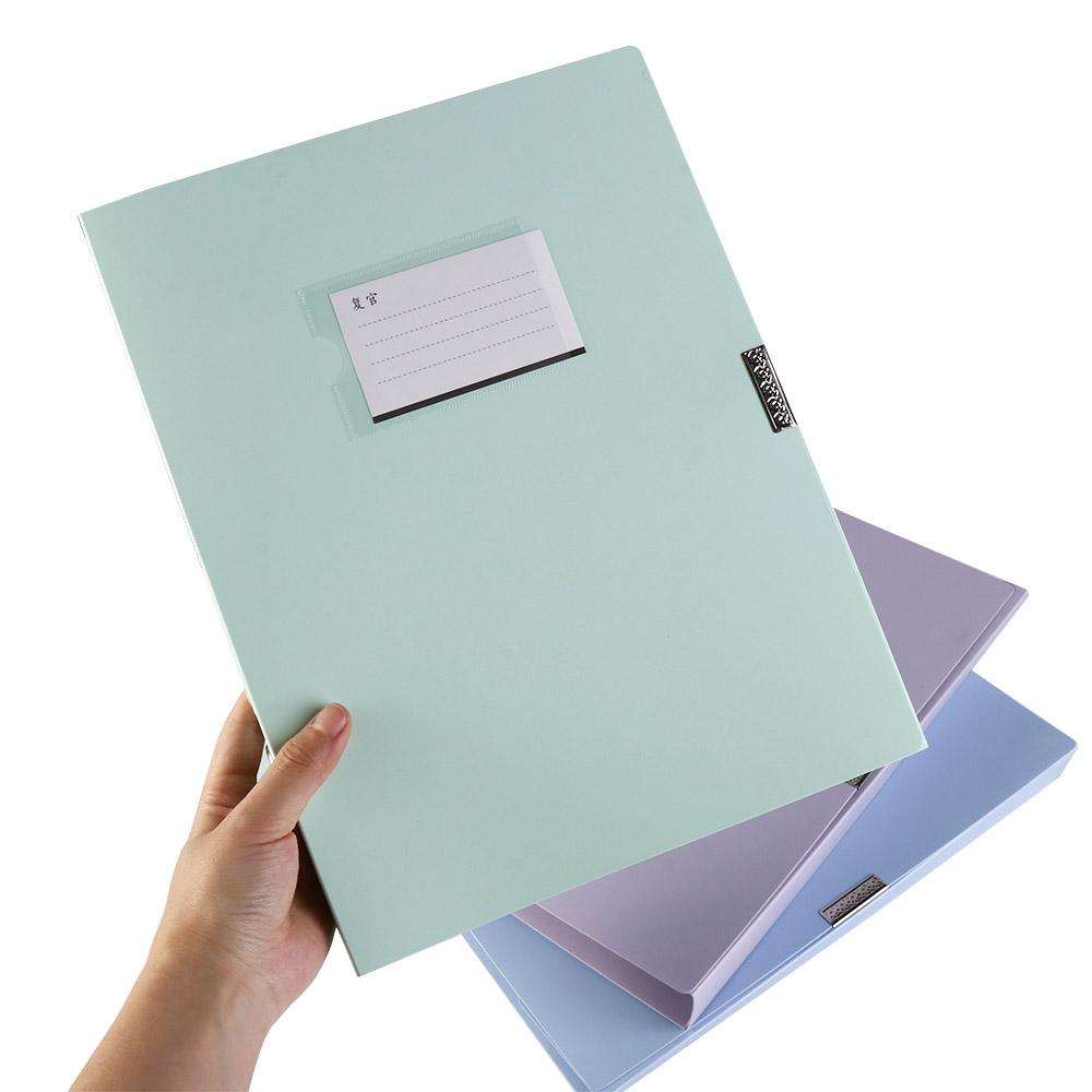 Multifunctional A4 File Organizer Box Morandi Color File Paper Organizer  Certificates