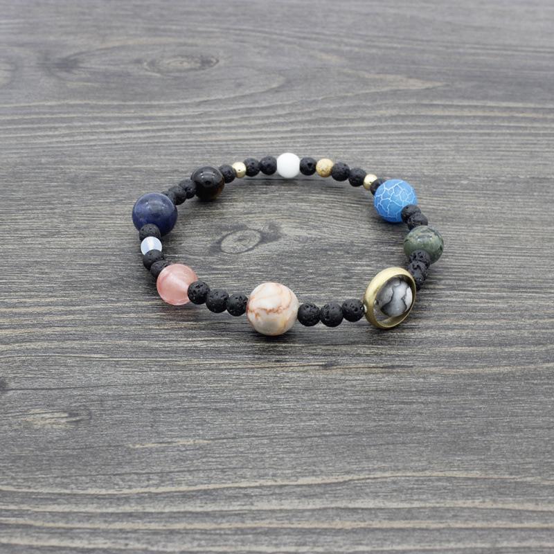 Solar System Planet Bracelet: Guardian Stone Jewelry