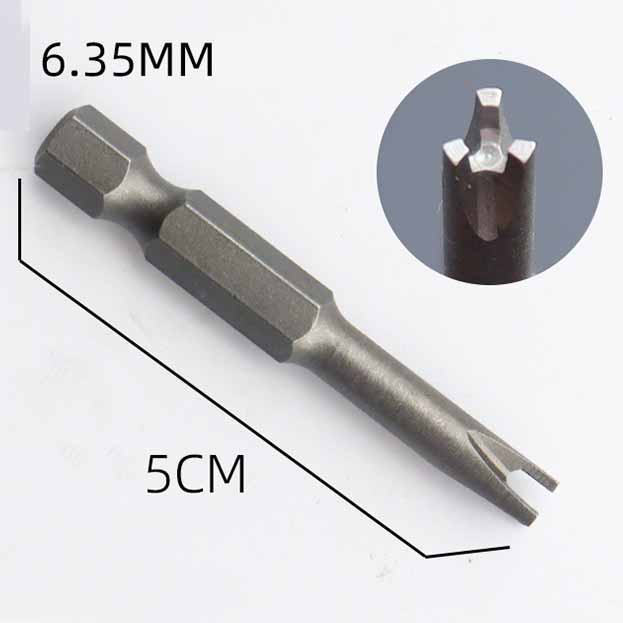 5/7/13pcs Special-shaped Screwdriver Bits Set U/Y/Triangle Shape for Electronics Appliances Socket Repair Torx Screw Removal Tools