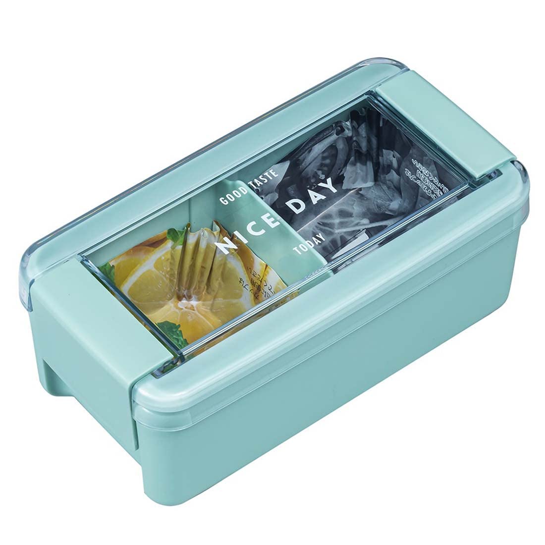 

Iwasaki Kogyo Easy Care Lunch Box 1 Tier Microwave Safe Dishwasher Safe Mint 520ml Width x Depth x Height MT 16.1 8.4 6.4cm B-1487