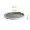 Creative Circular Ceramic Flat Plate Restaurant Service Plate Steak Plate Dessert Plates Sushi Plates Specialty Tableware