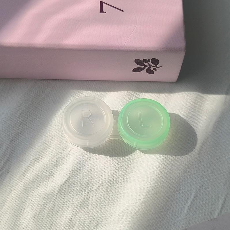 Colored Clear Contact Lens Case Box Holder Container Soak Storage Kit for Travel