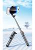 Rotating Bluetooth Selfie Stick with Fill Light - Portable Telescopic Tripod for Live Streaming and Photography