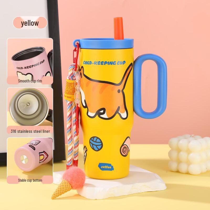 Giant Insulated Tumbler with Handle