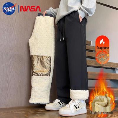 NASA NOAH Men's Winter Plush Padded Casual Pants