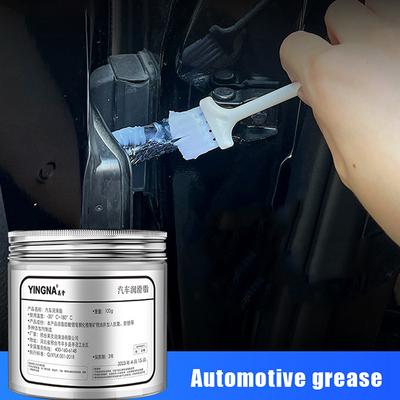1 juego de grasa blanca para cojinetes de engranajes de mantenimiento mecánico, grasa lubricante para rieles de techo corredizo de automóvil, aceite antioxidante para puertas y ruidos anormales.