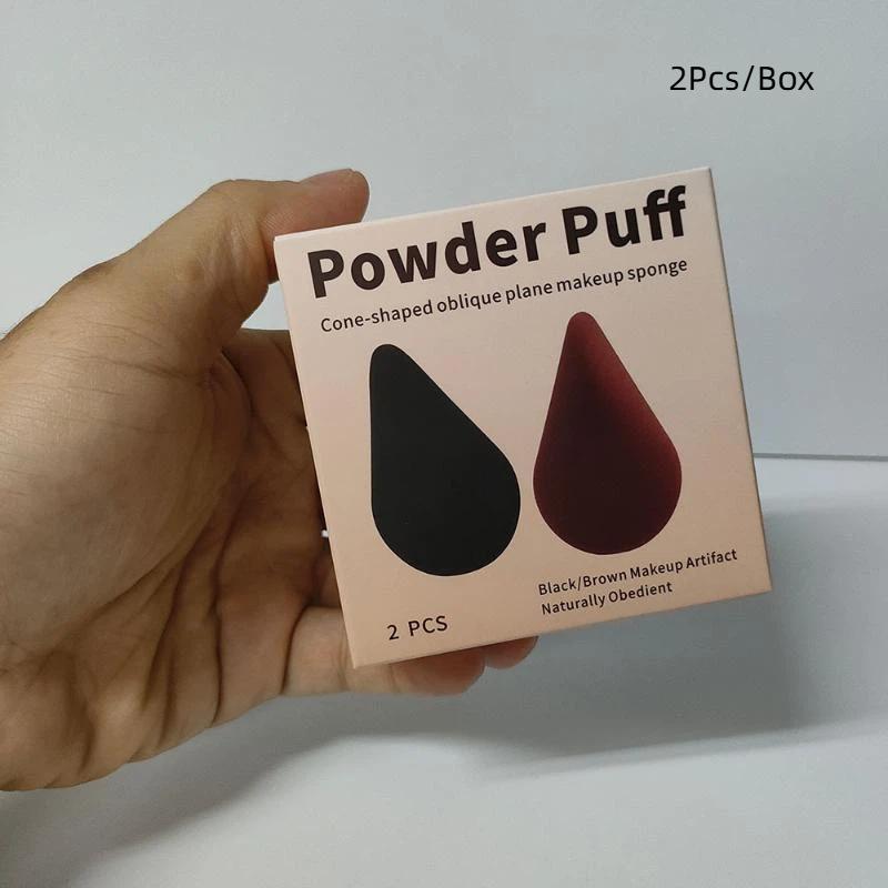 Éponges de Maquillage Détaillées Blenders Visage Pour Poudre Crème Fond de Teint Outils Cosmétiques Formés Contour Cache-Cernes Illuminant