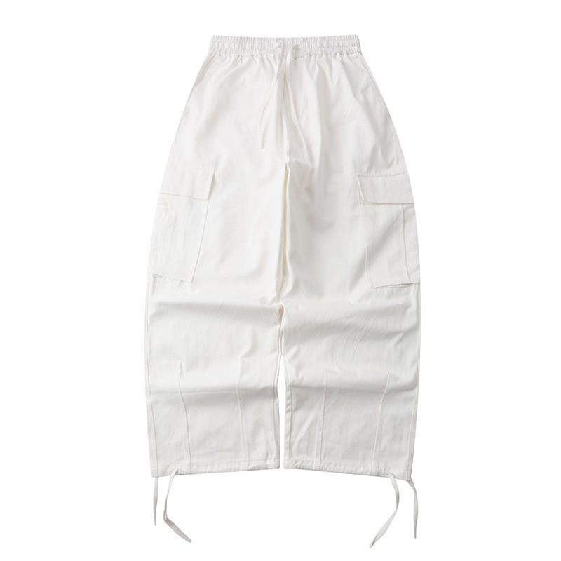 Vintage Cargo Pants Loose Fit Streetwear Casual Trousers Men Women