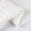 KINOKINO Double Gauze Solid Fluffy 135cm 2m Fabric, Color, Cotton, Handmade, (White, Approx. Wide, Approx. Long)